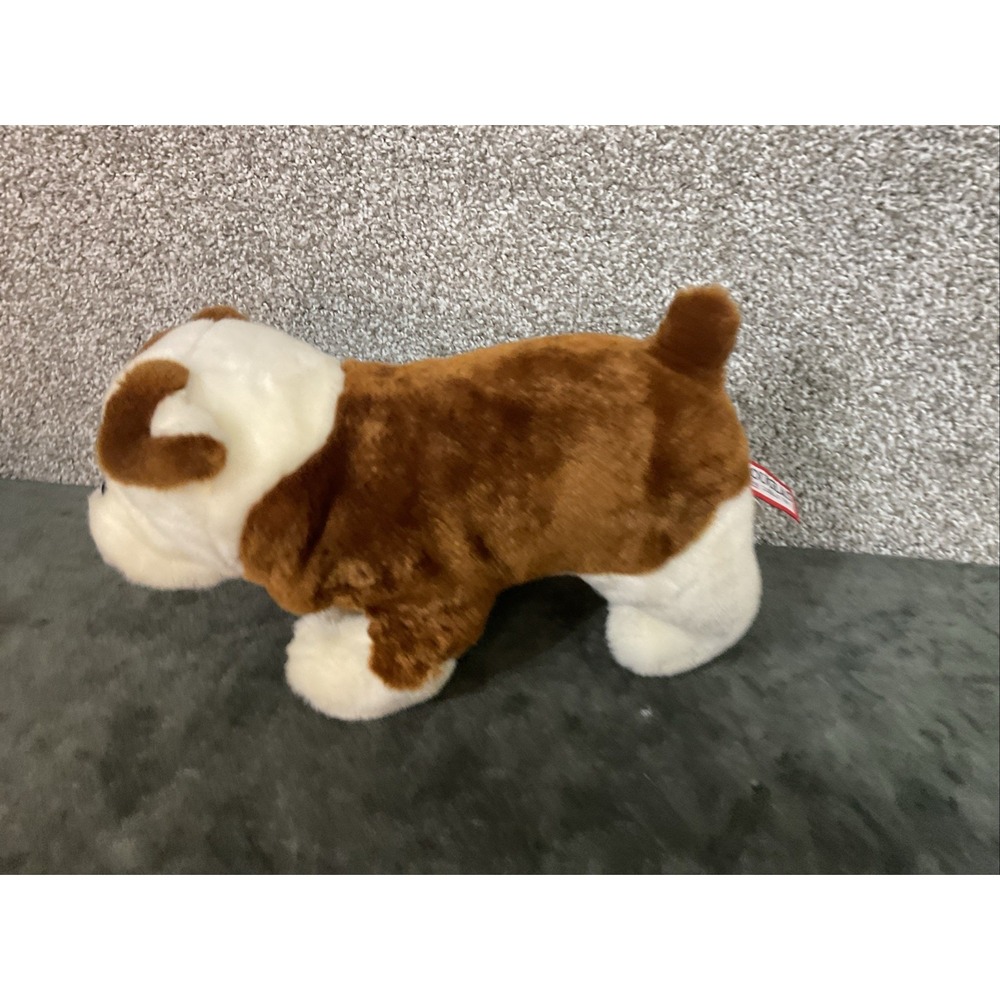 Hardy 16" English Bull Dog Douglas Plush Cuddle Pup Puppy w homemade Y sweater - Picture 3 of 11